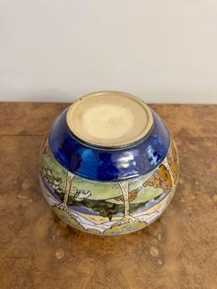 Quality antique Royal Doulton stoneware jardiniere