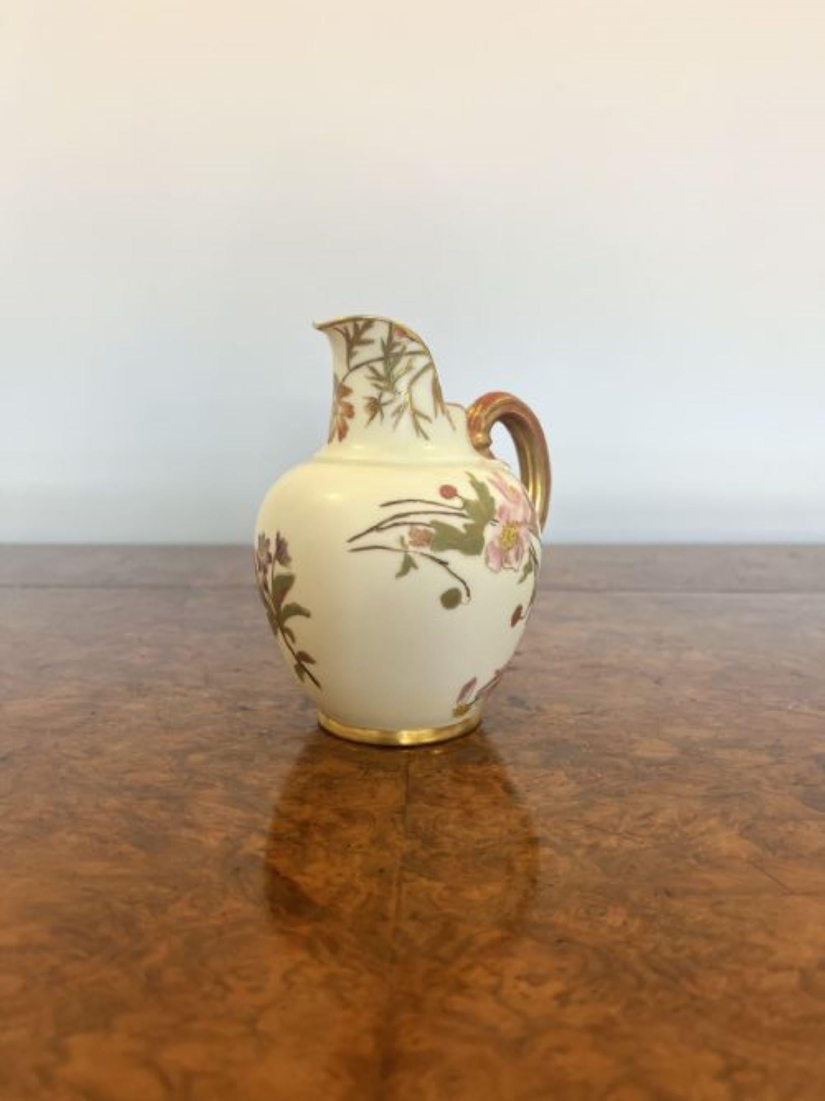 Quality antique Royal Worcester jug For Sale 1