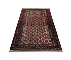 Quality Antique Rug Afghan Baluch, Handmade Carpet Wool Living Room Rugs
