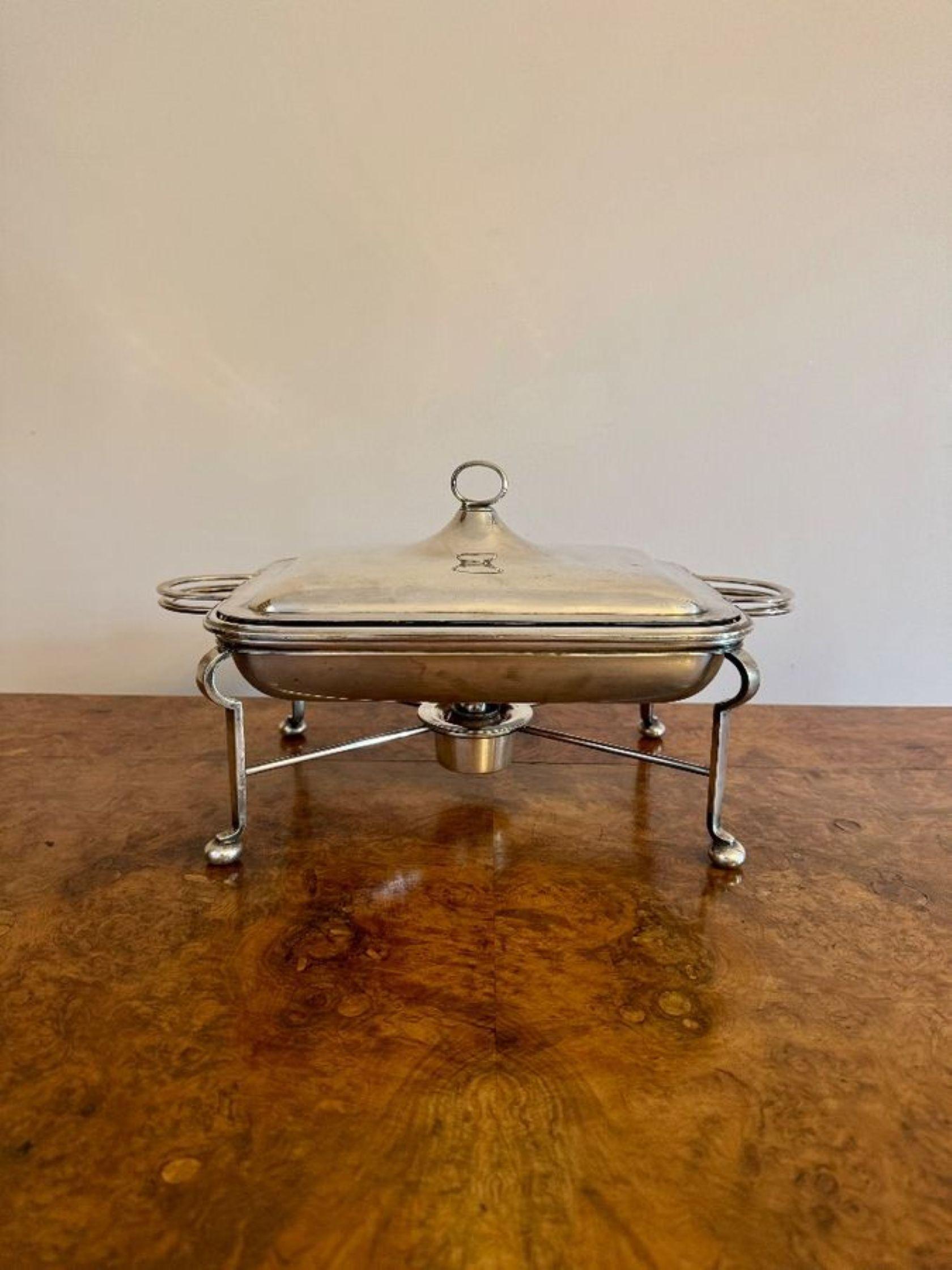 Calientahuevos antiguo de calidad bañado en plata de Mappin & Webb en venta 1