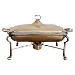 Chauffe-œuf antique en métal argenté de qualité de Mappin & Webb
