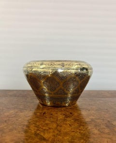 Quality antique Victorian brass jardiniere