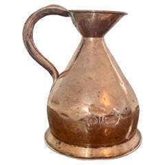 Quality antique Victorian copper harvest jug