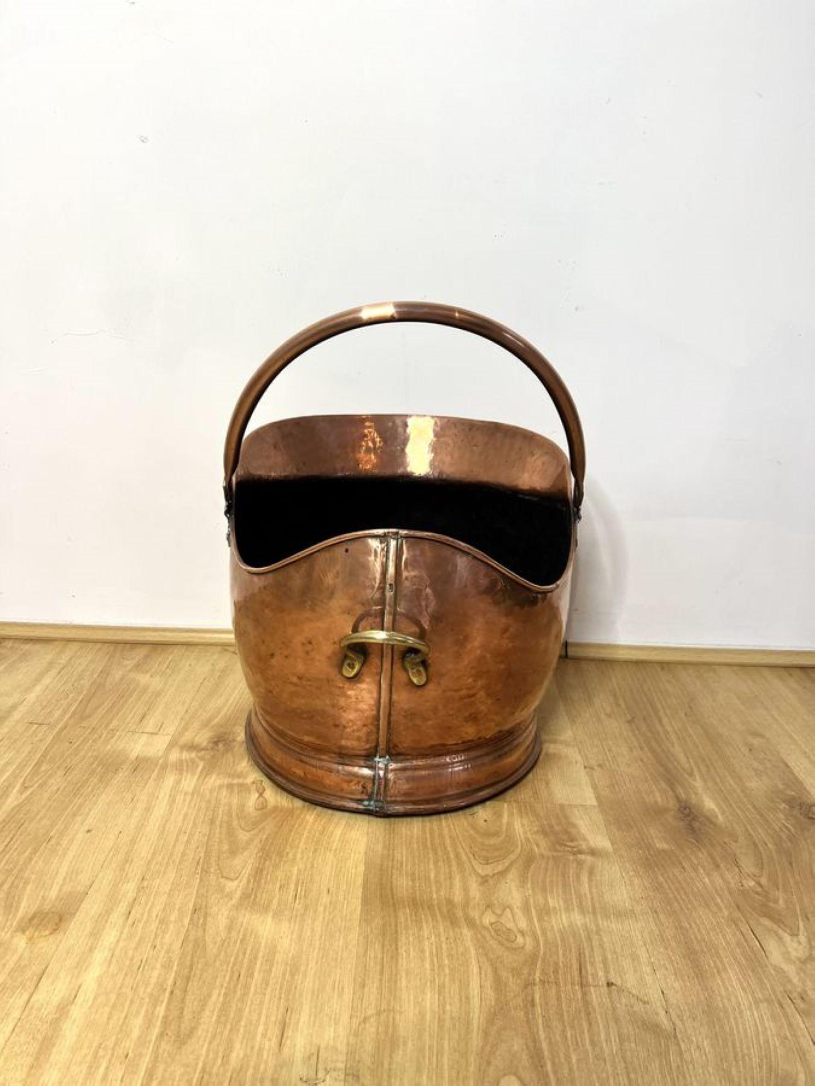 Antikes viktorianisches Kupfer Helm in Qualität  im Angebot 1