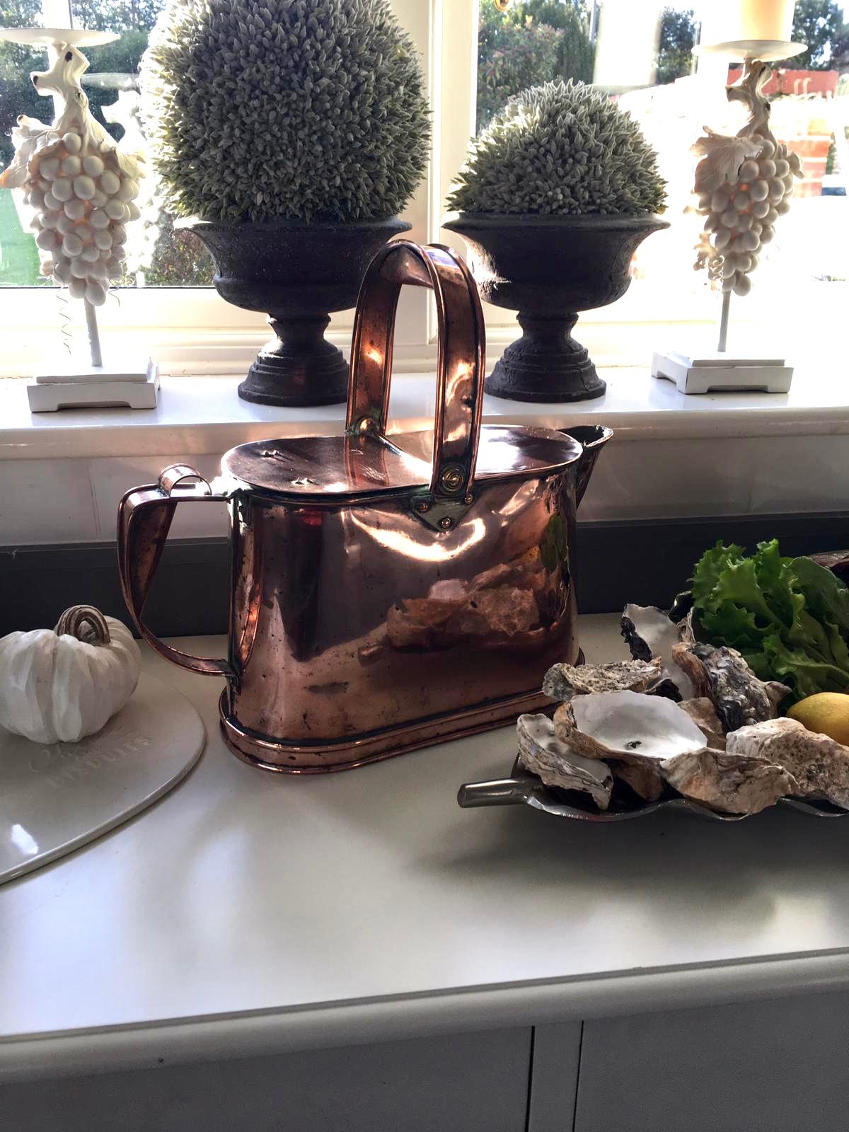 Quality Antique Victorian Copper Watering Can For Sale 3
