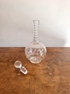 Decanter vittoriano antico di qualità