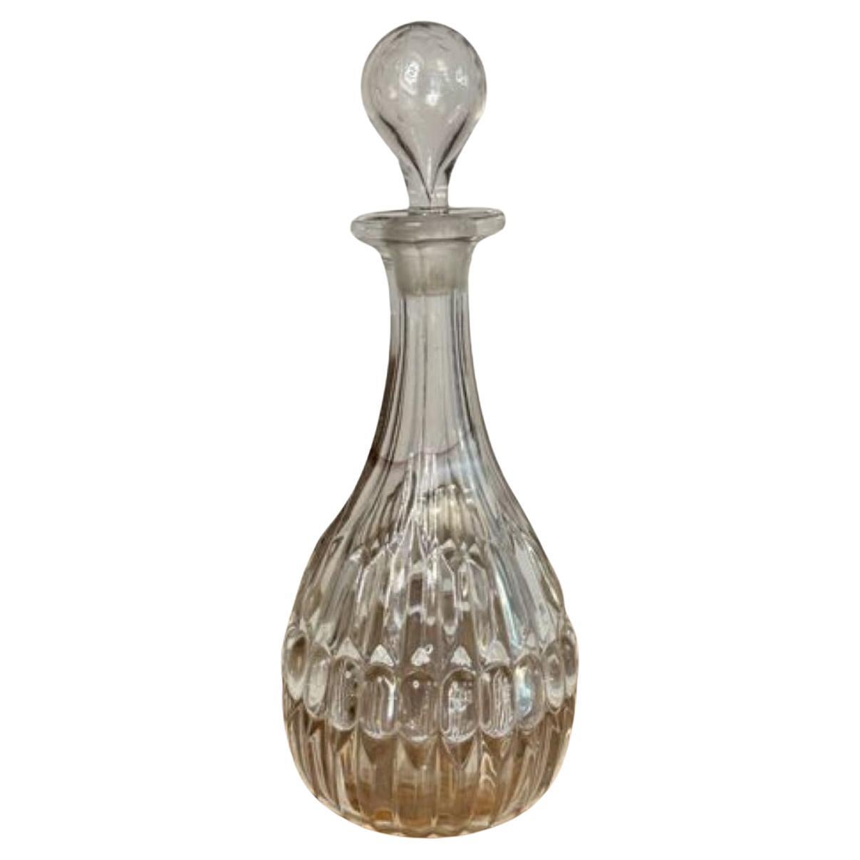 Decanter vittoriano antico di qualità
