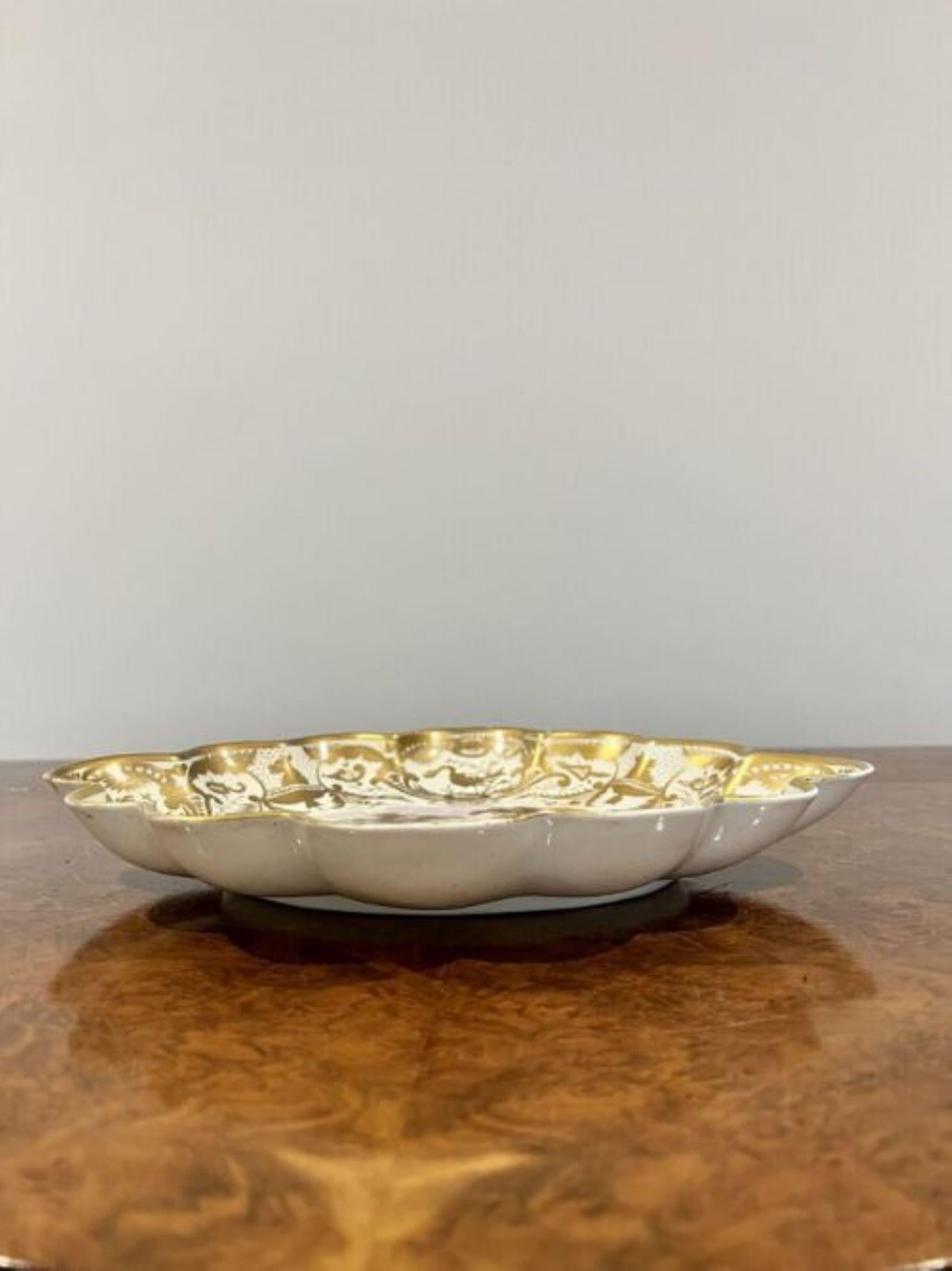 19th Century Quality antique Victorian Derby dish For Sale