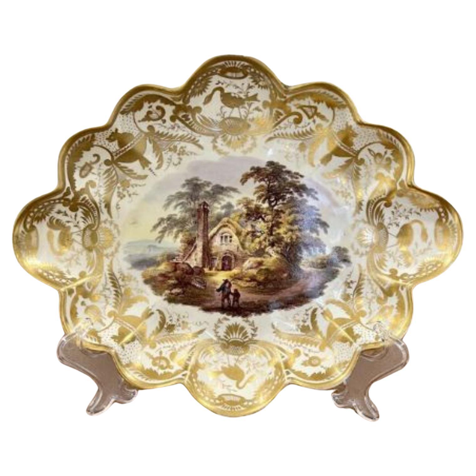 Quality antique Victorian Derby dish For Sale