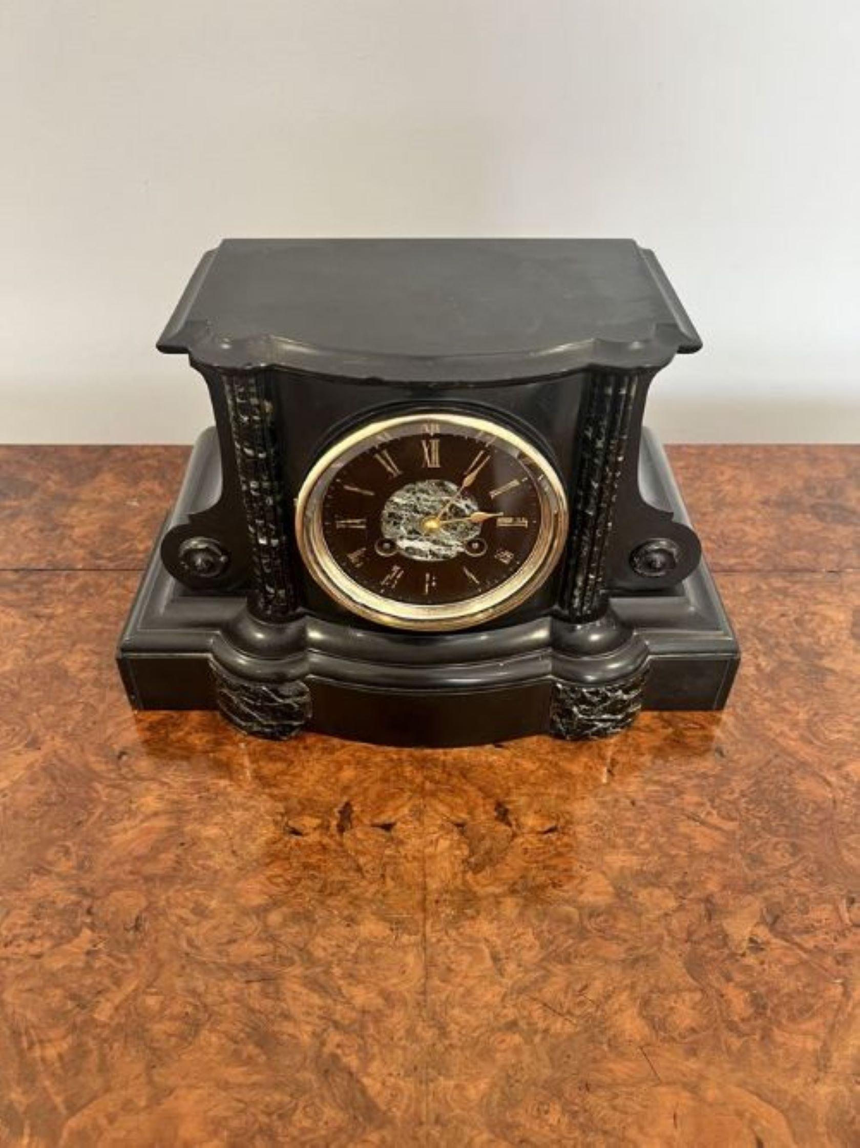 Quality antique Victorian eight day mantle clock  For Sale 1