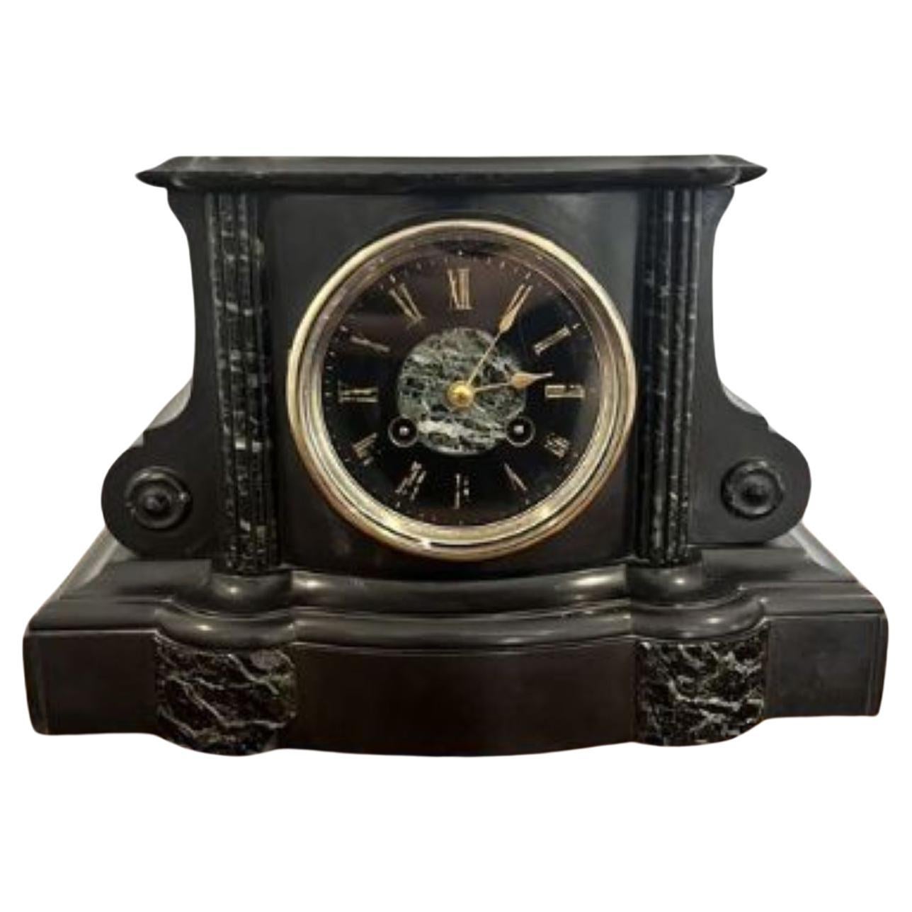 Qualität antiken viktorianischen acht Tag Mantel Uhr 