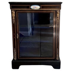 Quality Antique Victorian French display cabinet
