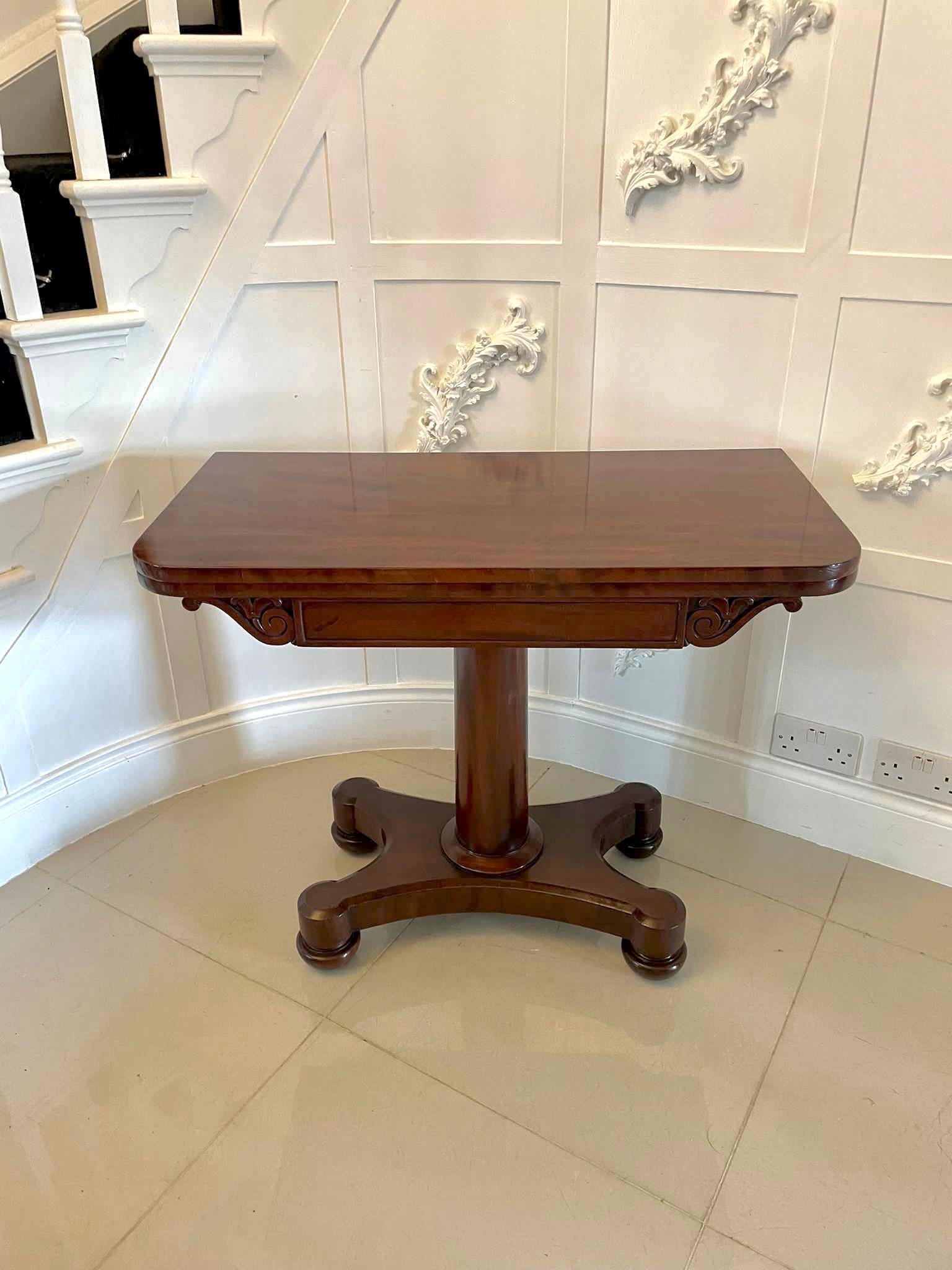 victorian card table