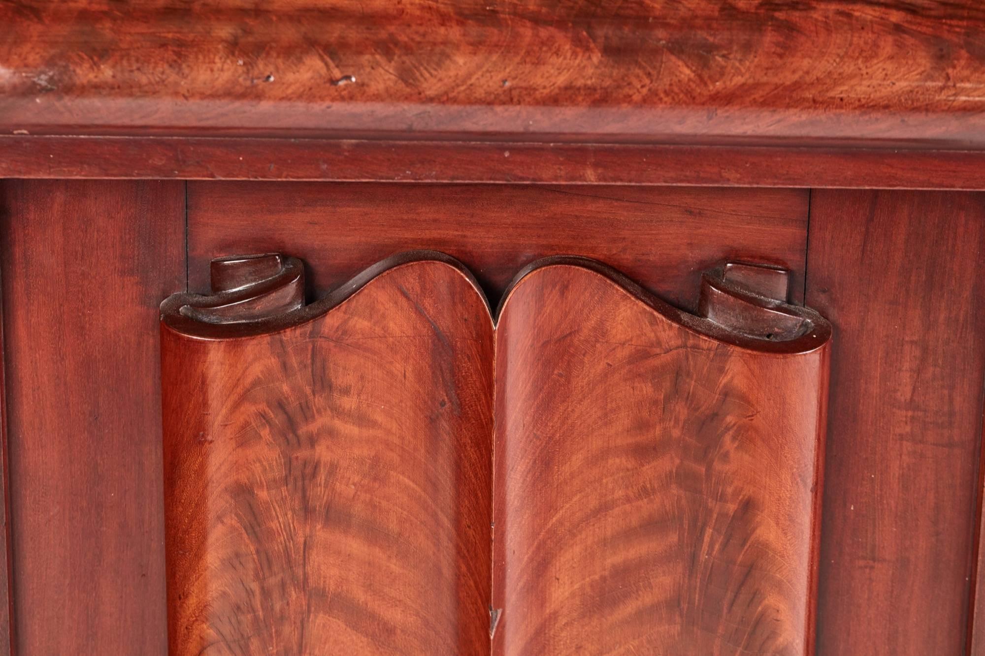Quality Antique Victorian Mahogany Sideboard 5