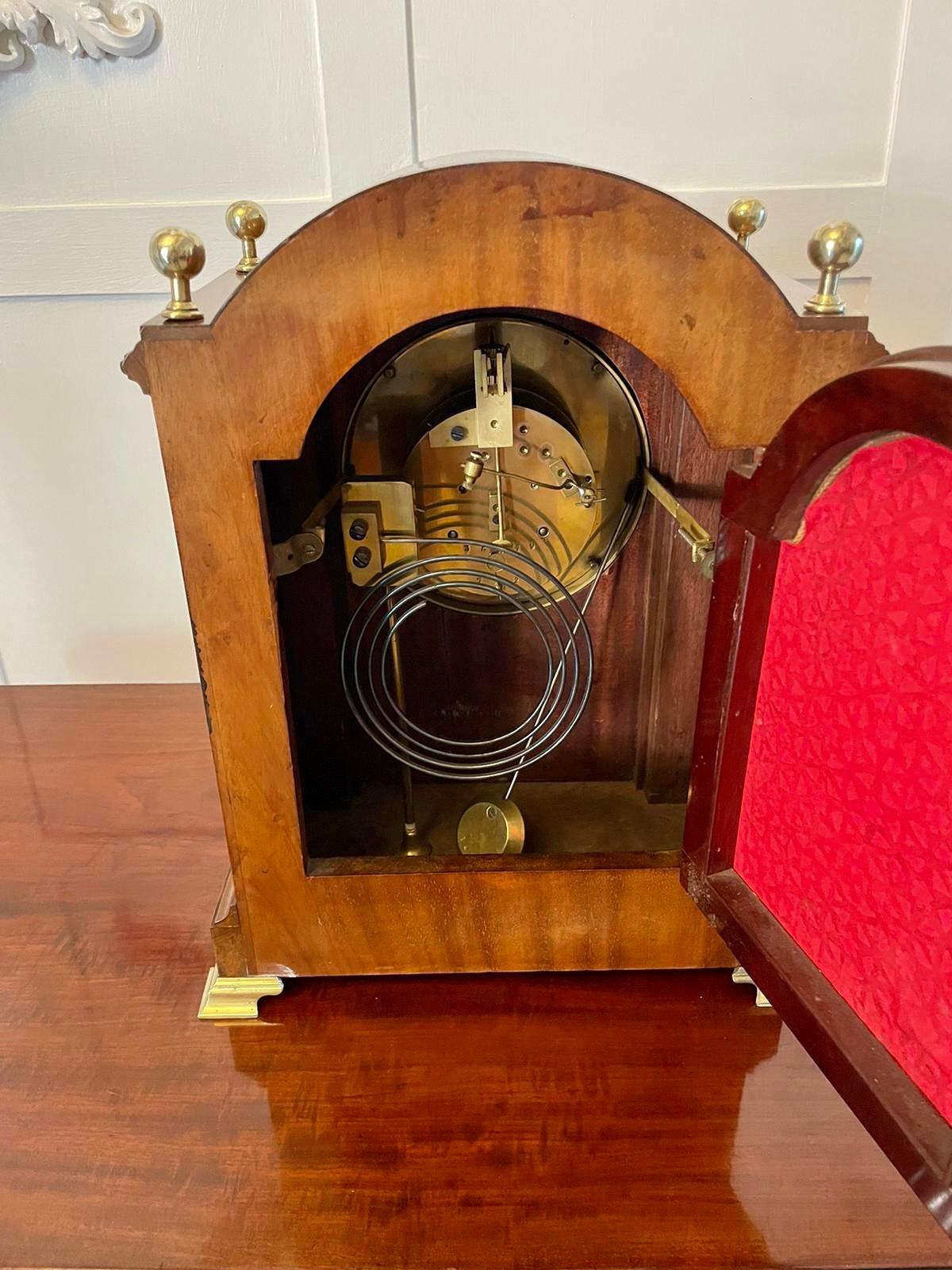 Qualität antike viktorianische Intarsien Mantle Clock (Englisch)