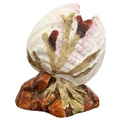 Quality antique Victorian porcelain clam vase