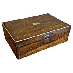 Quality antique Victorian rosewood jewellery box