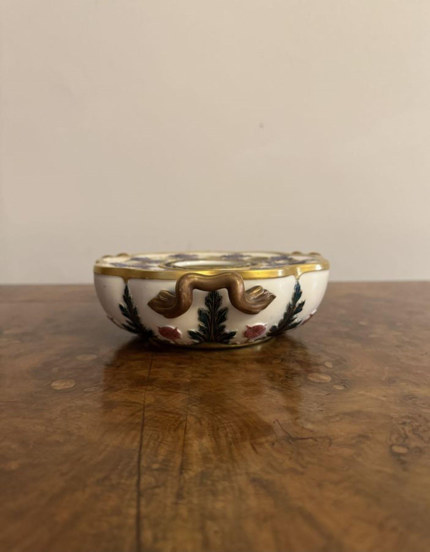 Antico portafiori vittoriano di qualità di Royal Worcester In condizioni buone in vendita a Ipswich, GB