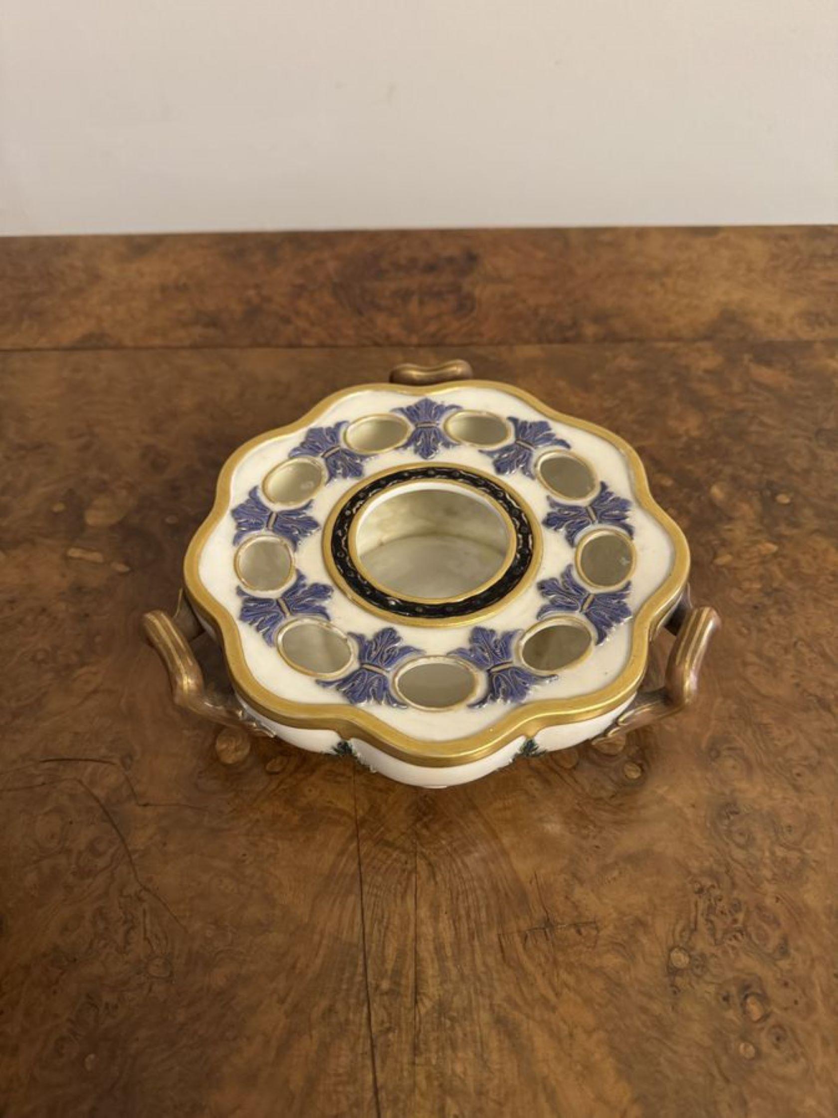 Antico portafiori vittoriano di qualità di Royal Worcester in vendita 2