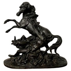 Quality antique Victorian spelter figure