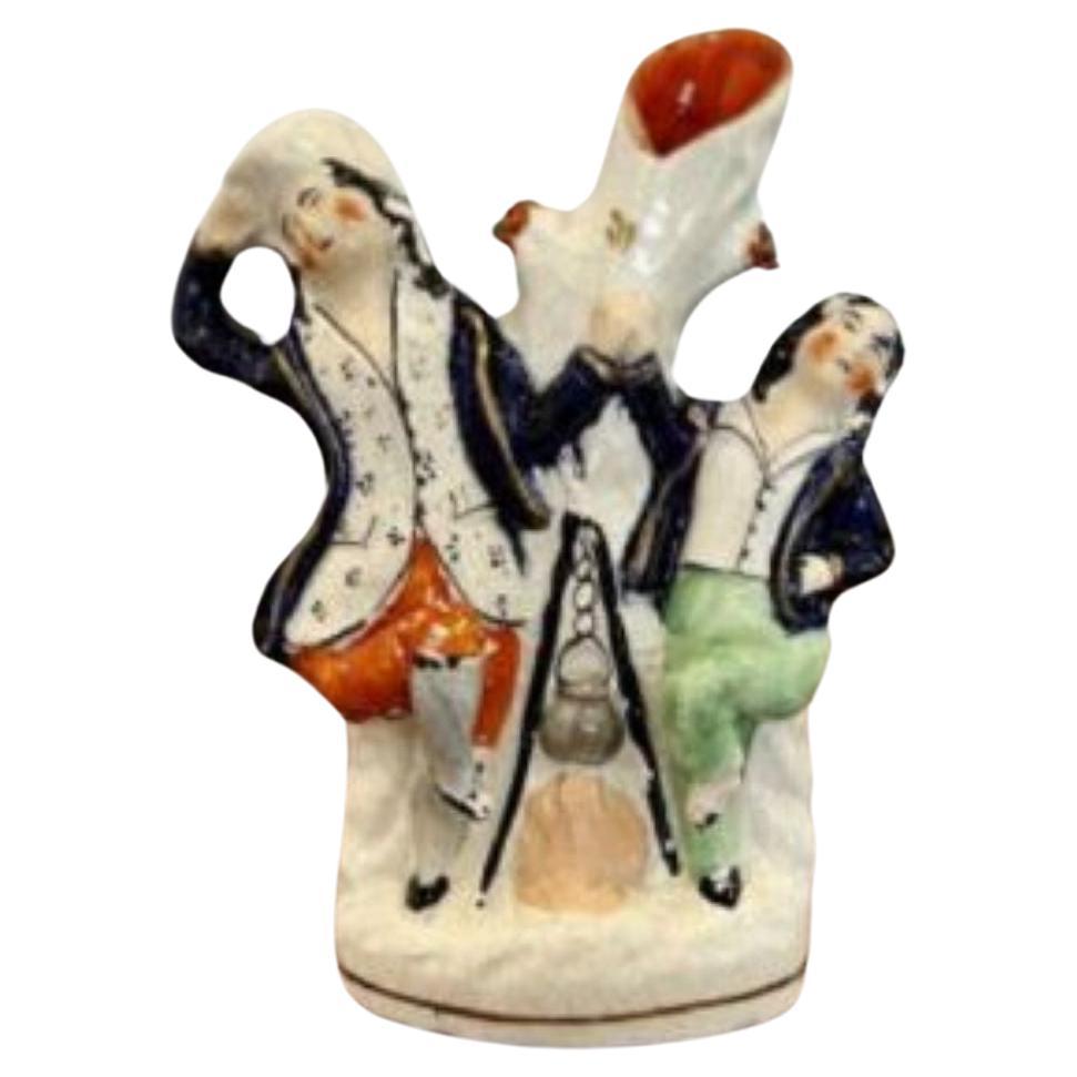 Quality antique Victorian Staffordshire figure  For Sale