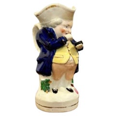 Quality antique Victorian staffordshire toby jug of Mr Snuff