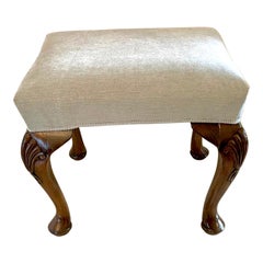 Quality Antique Victorian Walnut Stool