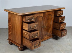 Quality Antique Walnut Parquetry Inlaid Hardwood Sideboard /Table&Ch Available