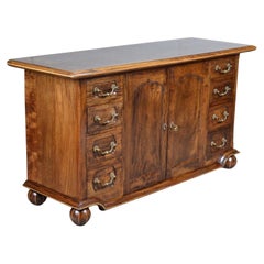 Quality Vintage Walnut Parquetry Inlaid Hardwood Sideboard /Table&Ch Available