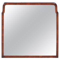 Quality Antique Walnut Wall Mirror