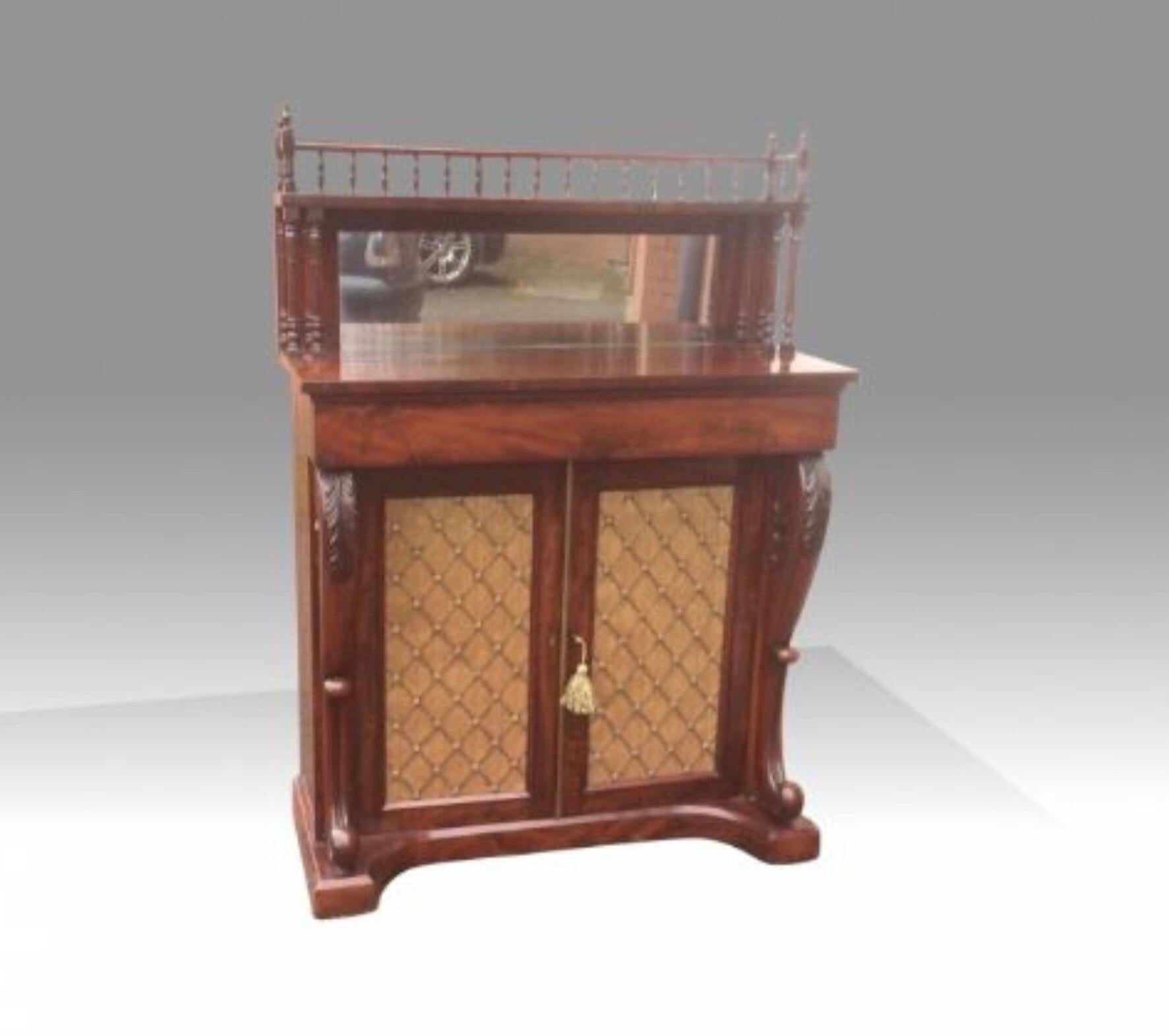 antique narrow cabinet