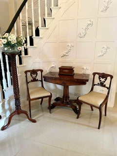 Quality Antique William IV Rosewood Card/Console Table