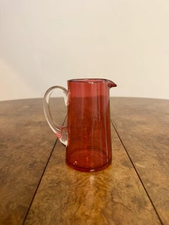 Quality collection of antique cranberry glass
