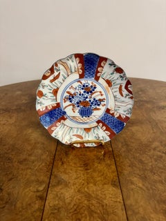 Quality collection of five antique Japanese imari plates