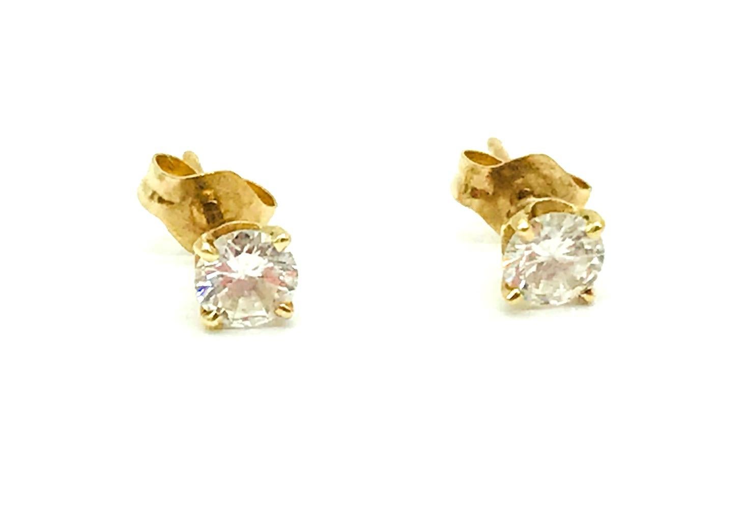 .60 carat diamond stud earrings
