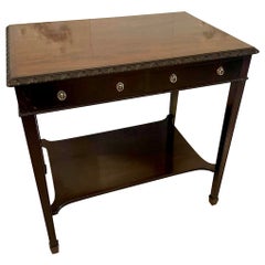 Table d'appoint/lampe de qualité en acajou de l'époque édouardienne