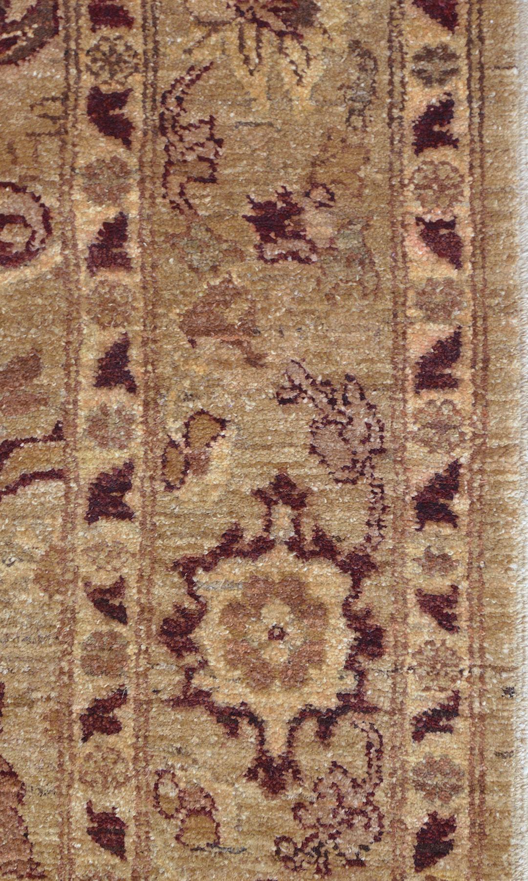 Hand-Woven 100% Wool Quality Handwoven Agra-Inspired Rug For Sale