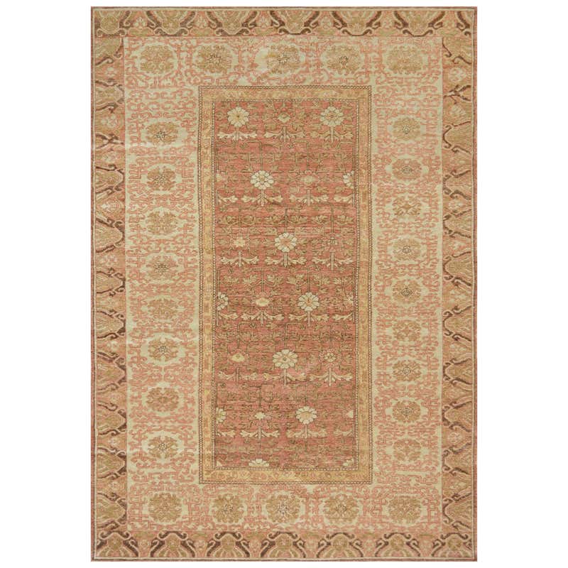 Traditional Handwoven Khotan Rug For Sale at 1stDibs