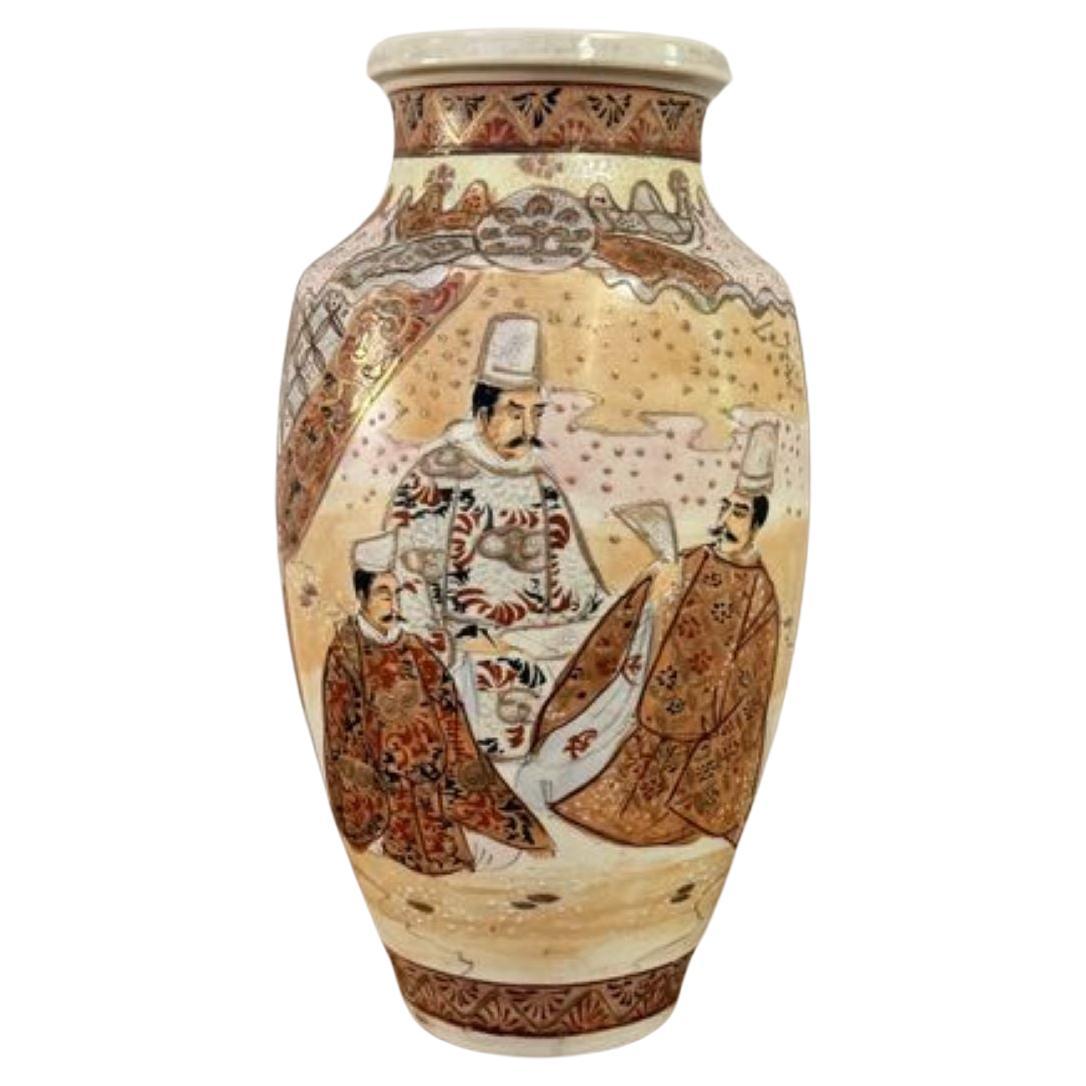 Vaso Satsuma giapponese antico e di qualità