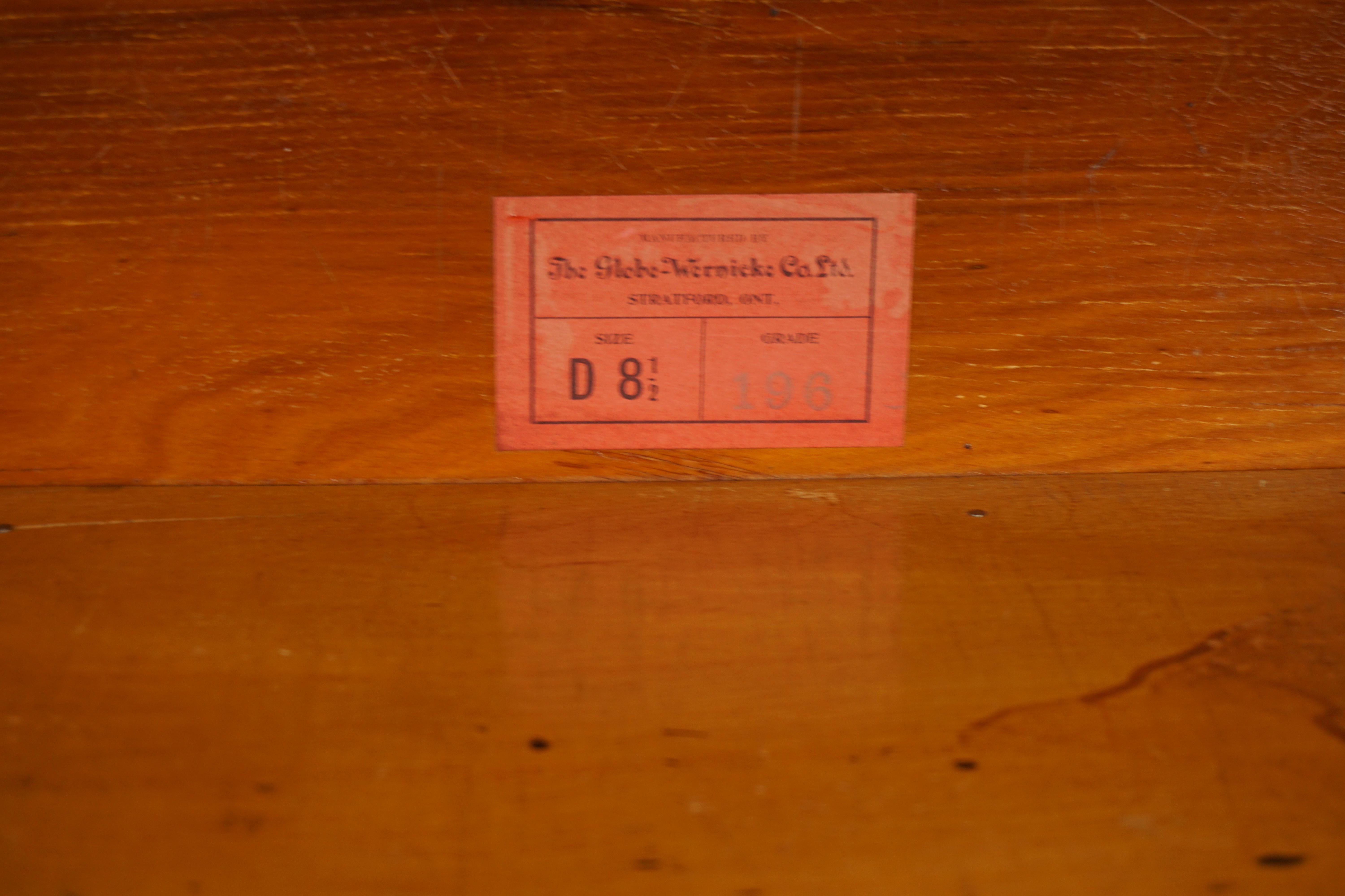 Quality Leaded Glass Oak Sectional Bookcase Globe Wernicke, Canada 1910, H1179 3