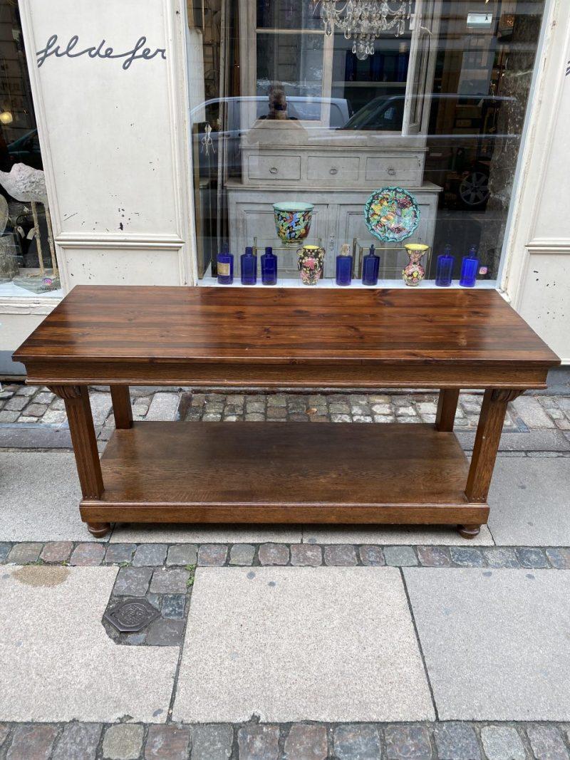 French Quality Oak Counter / Console Table, France