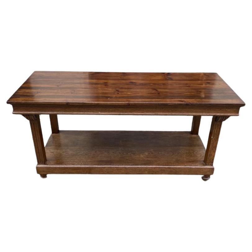 Quality Oak Counter / Console Table, France