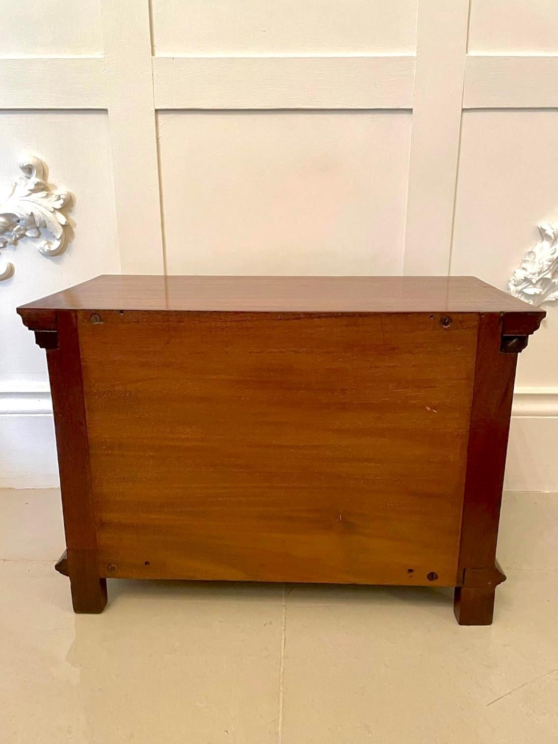 Quality Pair of Antique Edwardian Inlaid Mahogany Chests 3