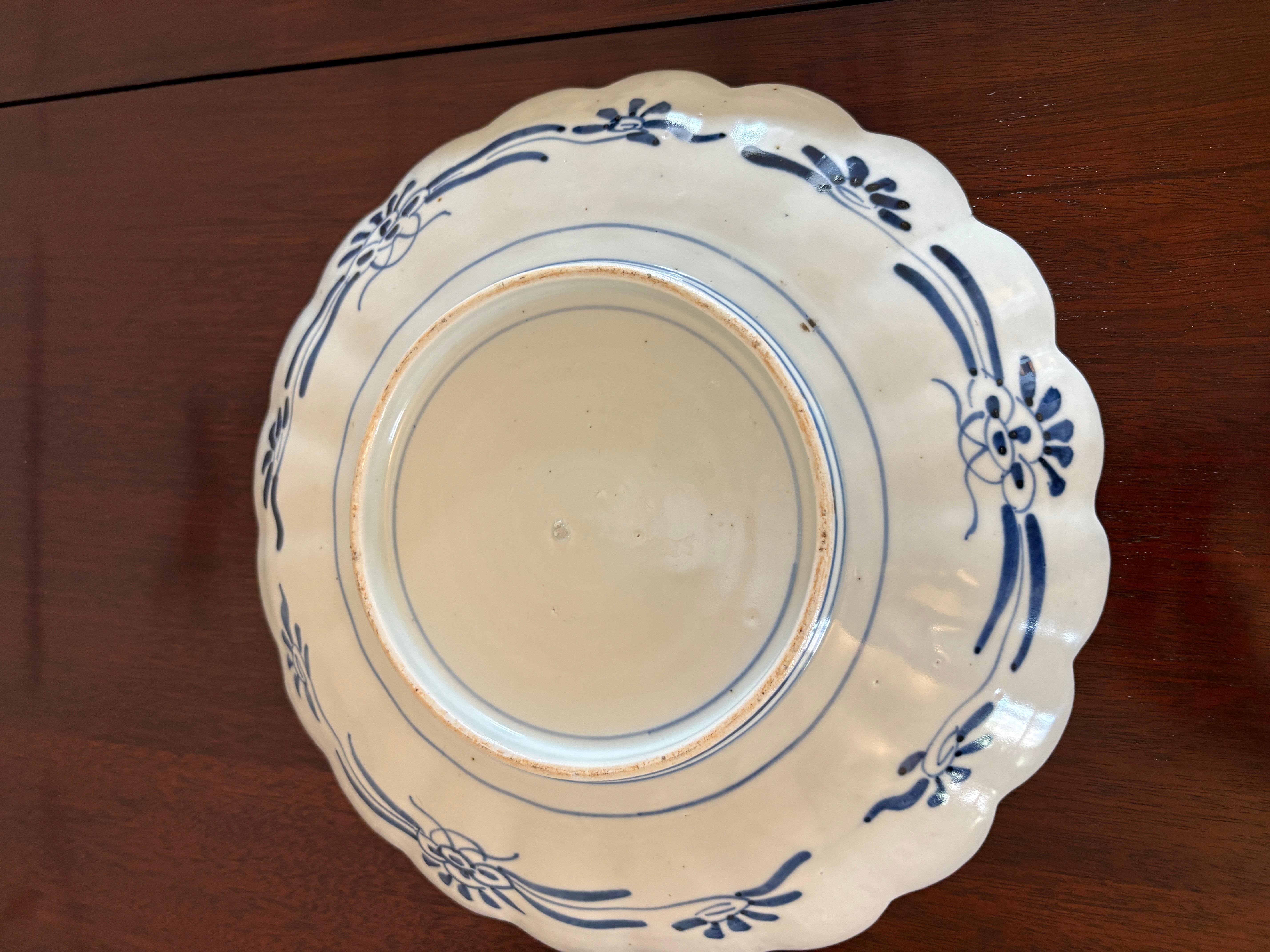 19th Century Quality Pair of Antique Japanese Hand Painted Imari Plates For Sale