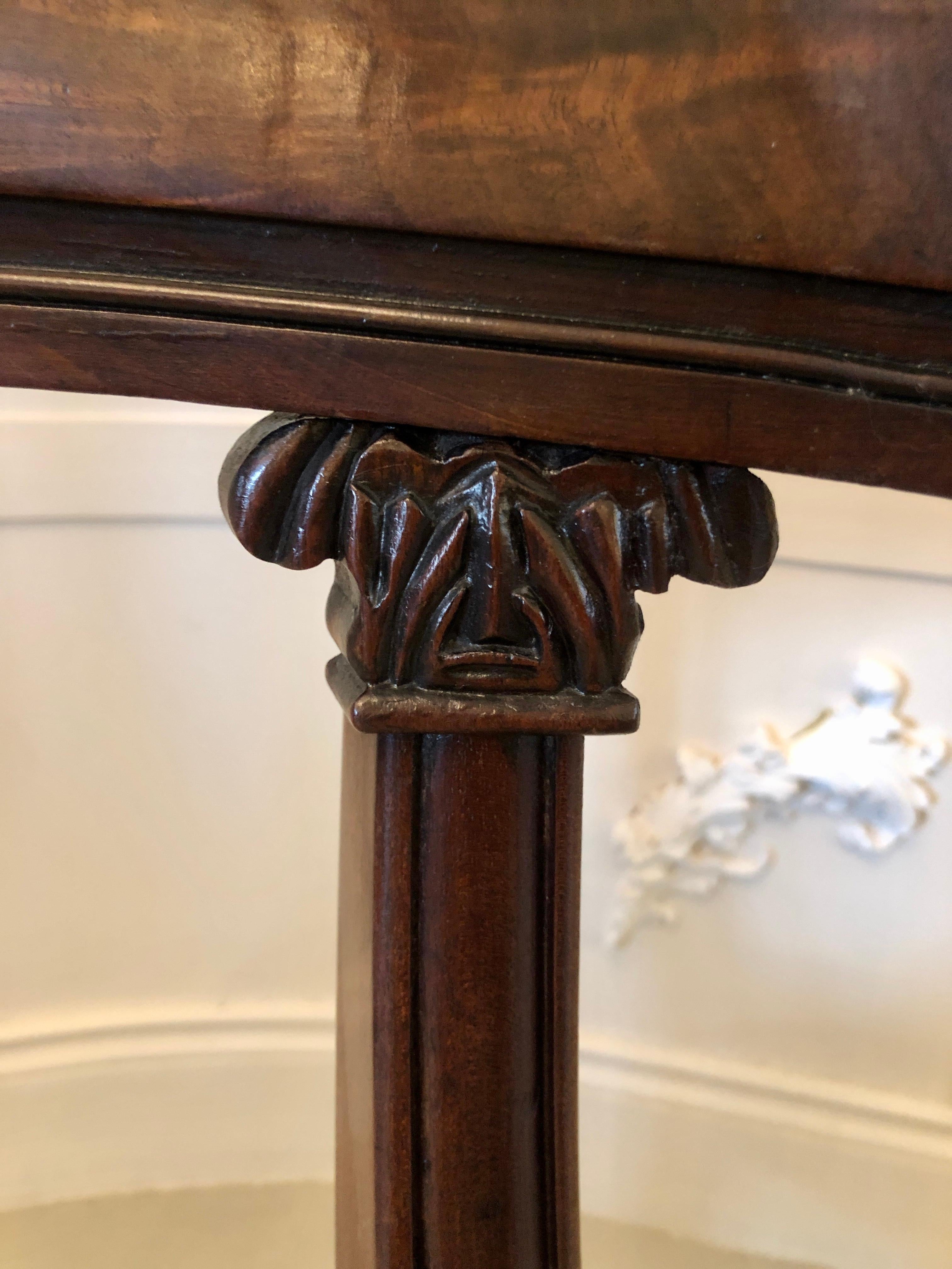 Other Quality Pair of Antique Mahogany Regency Library Chairs