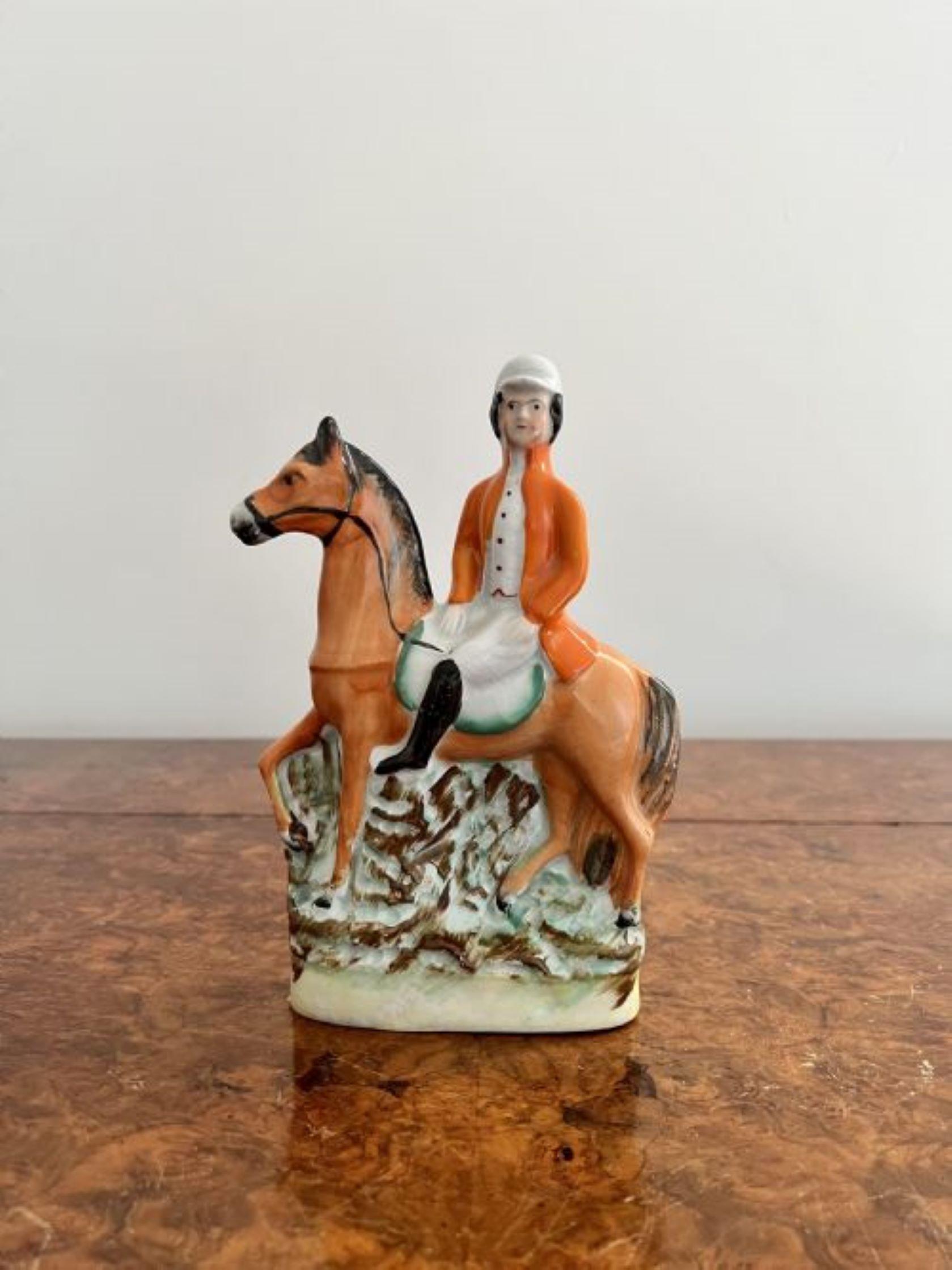 19th Century Quality pair of antique Victorian Staffordshire figures  For Sale