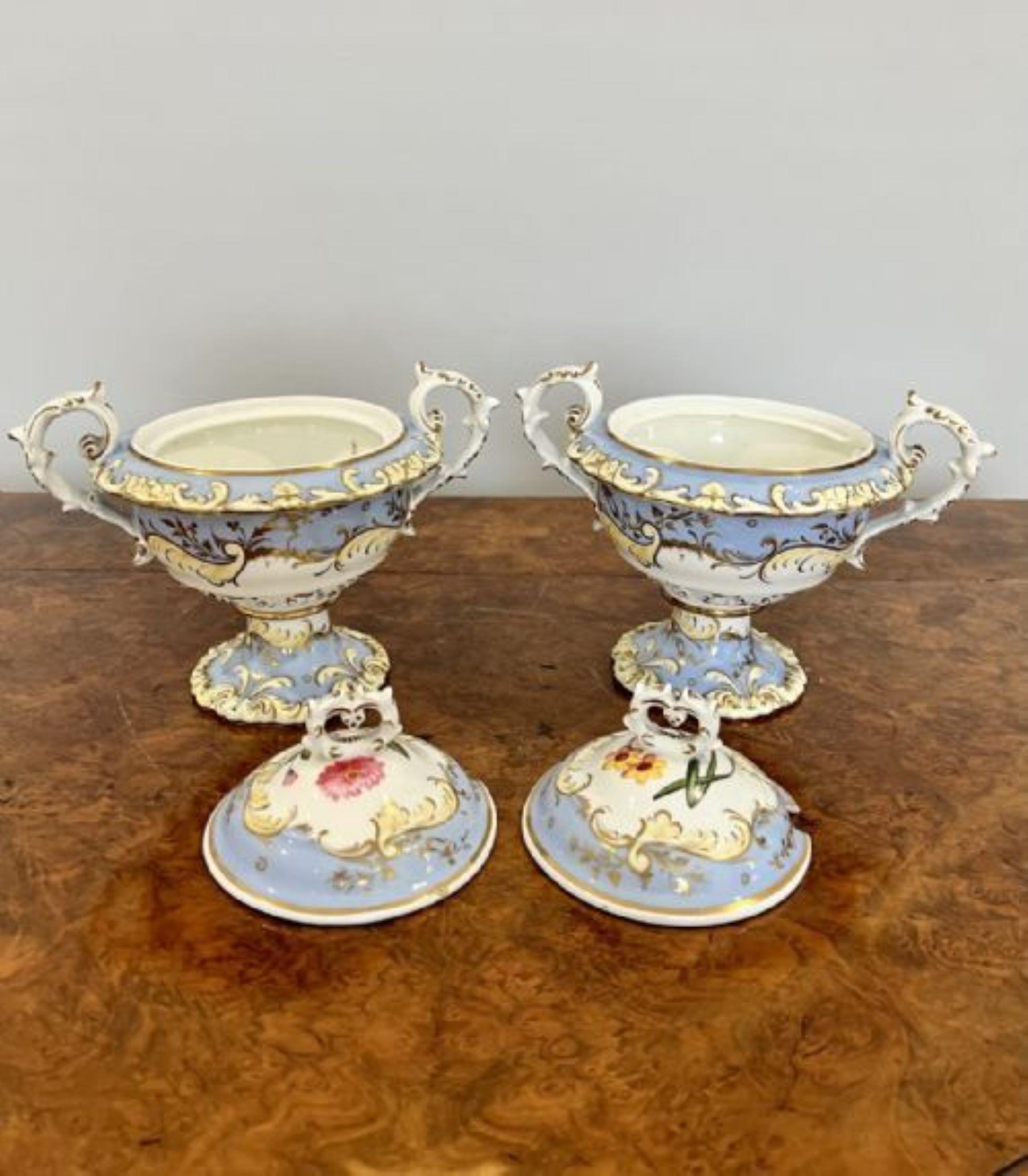 Ceramic Quality Pair of Chamberlains Worcester sauce tureens and covers  For Sale