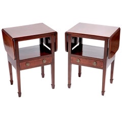 Quality Pair of Mahogany Bed Side Tables