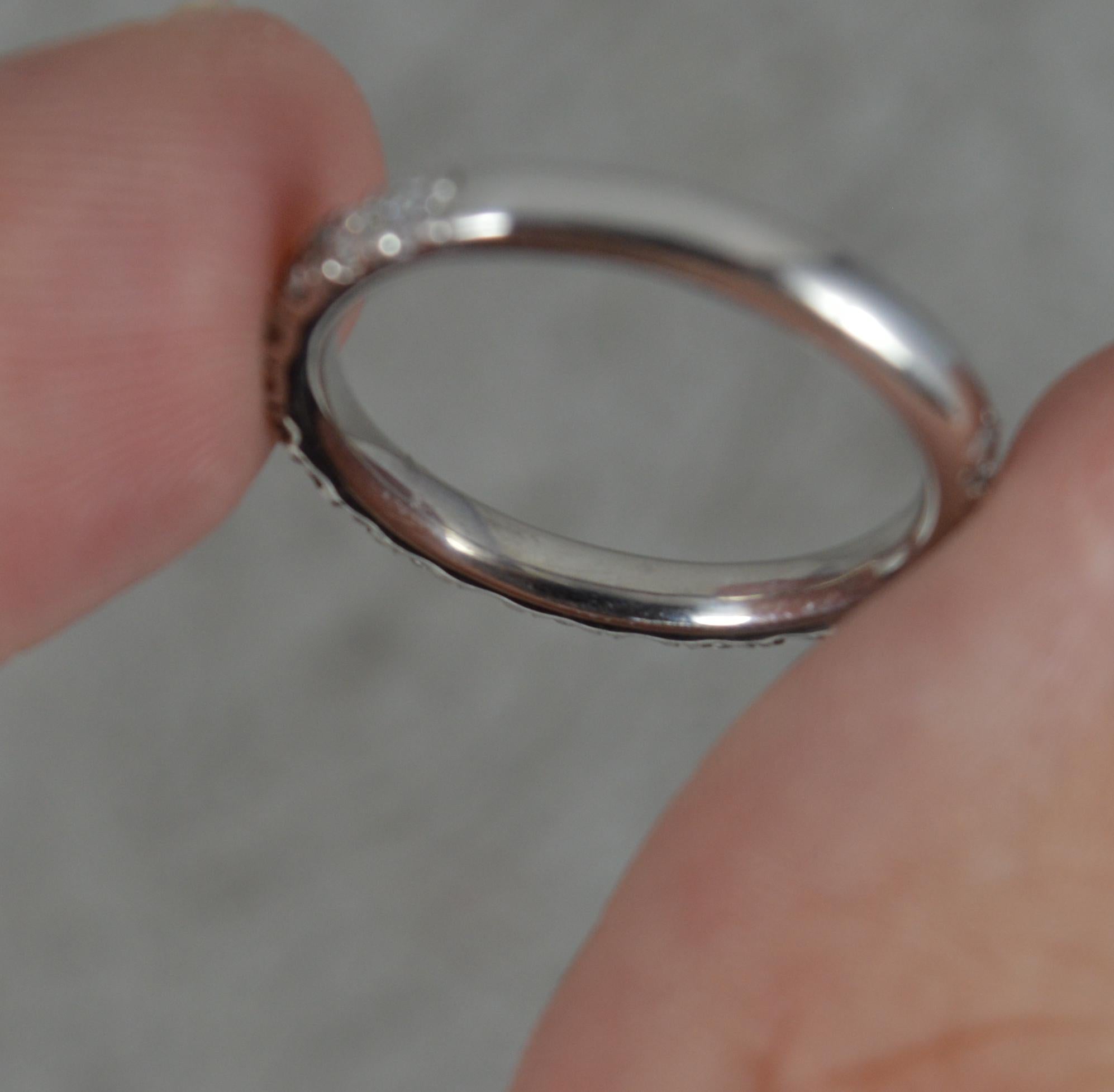 3/4 eternity ring