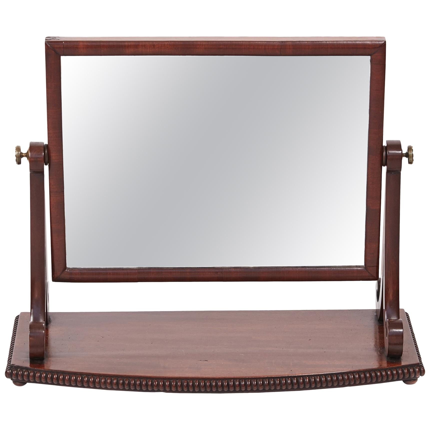 Quality Regency Mahogany Swing Mirror
